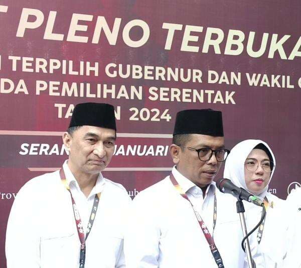 KPU Banten Resmi Tetapkan Andra Soni-Dimyati Sebagai Gubernur dan Wagub Banten