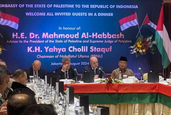  Gala Dinner Bersama Penasihat Presiden Palestina, PBNU: Beliau Terima kasih Kepada Bangsa Indonesia