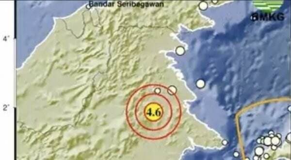 Breaking News! Gempa M4,6 Guncang Berau KalimantanÂ Timur, Berpusat di Darat