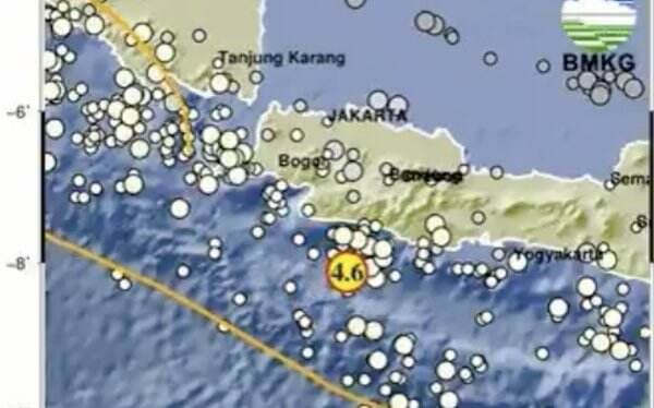 Breaking News! Gempa&nbsp;M4,6 Guncang&nbsp;Sukabumi