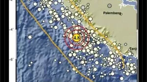  Gempa M4,8 Guncang Seluma Bengkulu