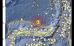  Gempa M4,1 Guncang Boroko Sulut