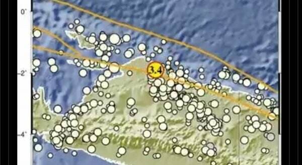 Gempa M3,4 Guncang Mamberamo Tengah Papua