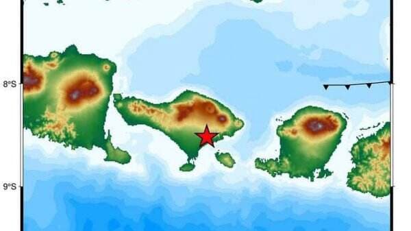 Gempa M4,9 Guncang Gianyar Bali, BMKG: Tidak Berpotensi Tsunami