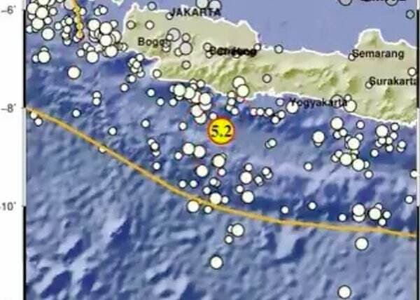 Breaking News! Gempa M5,2 Guncang Pangandaran, Tidak Berpotensi Tsunami