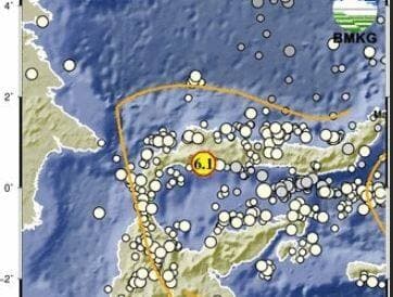 Ini 9 Daerah Rasakan Guncangan Gempa M 6,1 di Parigi Moutong Sulteng