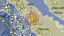 Gempa Terkini Magnitudo 3,1 Guncang Tapanuli Utara Sumut