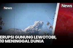 Gunung Lewotobi di Flores Timur NTT Meletus, 10 Orang Tewas