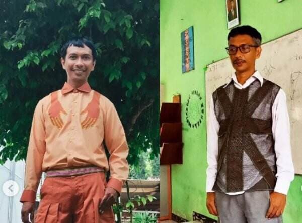 Guru Nyentrik di Bantul Pakai Baju Buatan Siswa, Hasil Karyanya Laku Terjual