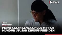 Ekspresi Gus Miftah Umumkan Mundur dari Utusan Khusus Presiden