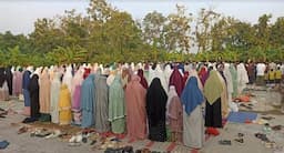Hari Ini, Ratusan Jamaah Majelis Cinta Alquran di Bojonegoro Gelar Sholat Idul Adha