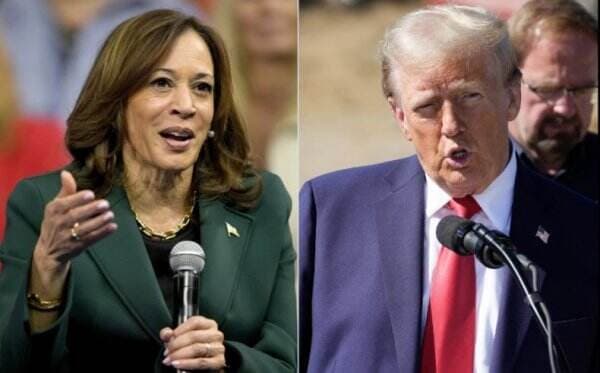 Survei Pilpres Amerika Sehari Jelang Pencoblosan, Trump Susul Kamala Harris