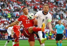 Hasil Babak Pertama Timnas Inggris vs Swiss di Perempatfinal Euro 2024: Sengit, Harry Kane Cs Masih Ditahan 0-0!