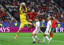 Hasil Babak Pertama Timnas Portugal vs Timnas Slovenia di 16 Besar Euro 2024: Dominan, <i>Selecao das Quinas</i> Tertahan 0-0
