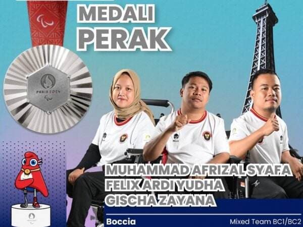 Hasil Boccia Paralimpiade Paris 2024: Mixed Team Indonesia Sumbang Medali Perak!