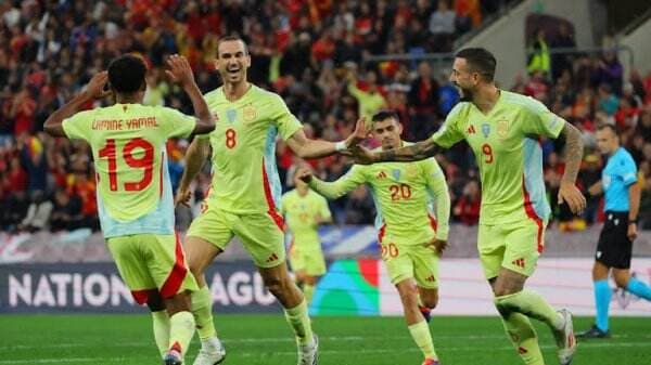 Hasil Swiss vs Spanyol di UEFA Nations League 2024-2025: Tim Matador Menang Telak 4-1