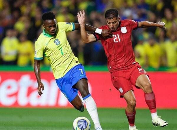 Hasil Timnas Brasil vs Ekuador di Kualifikasi Piala Dunia 2026 Zona CONMEBOL: Tim Samba Menang Tipis 1-0!