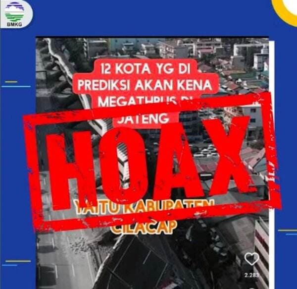 Heboh 12 Kota di Jateng Disebut Bakal Kena Gempa Megathrust, BMKG: Hoaks!