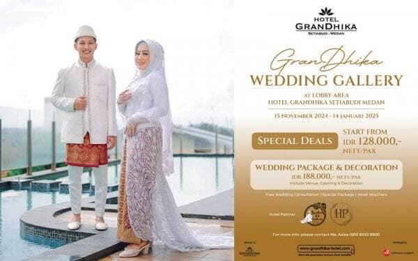 Tawarkan Paket Menarik, Hotel Grandhika Setiabudi Medan Gelar Wedding Gallery  