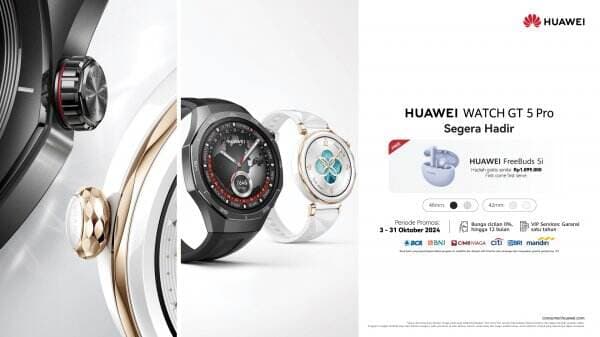 HUAWEI WATCH GT 5 Series Segera Hadir, <i>Smartwatch Do-it All</i> dengan Desain Mewah dan Fitur Kesehatan &amp; Olahraga Level PRO