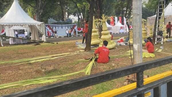 Intip Istana Merdeka Jakarta Berhias Jelang Peringatan HUT Ke-79 RI