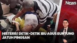 Histeris! Detik-detik Ibunda Agus Difabel Pingsan usai Sidang Perdana di PN Mataram