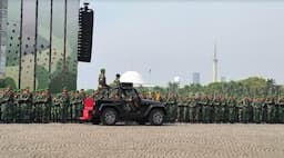 HUT ke-79 TNI, Polisi Gelar Rekayasa Lalin di Sekitar Monas dan Jalan MH Thamrin&nbsp;