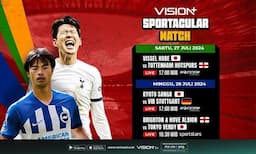 Jadwal Vissel Kobe vs Tottenham Hotspur, Live Streaming di Vision+!