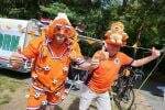Jelang Laga Lawan Turki, Suporter Belanda Buat Perkemahan Jadi Oranye