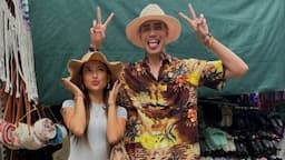 Intip Keseruan Liburan Aisar Khaled dan Jennifer Coppen di Bali