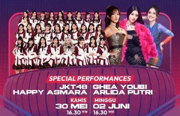 JKT48 dan Happy Asmara Meriahkan RCTI Premium Sports 2024 Hari Ini