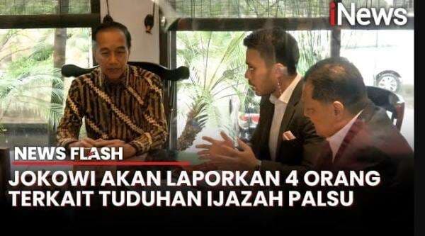 Jokowi Laporkan 4 Orang ke Polisi Terkait Isu Ijazah Palsu Jokowi Laporkan 4 Orang ke Polisi Terkait Isu Ijazah Palsu