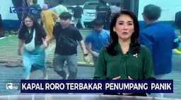 Kapal Roro Terbakar, Penumpang Panik