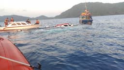 Kapal Kayu Bermuatan Penumpang Tenggelam usai Berangkat dari Pelabuhan Tarempa