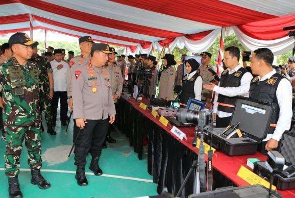 Kapolri dan Panglima TNI Cek Kesiapan Pengamanan Pilkada 2024 di Jatim