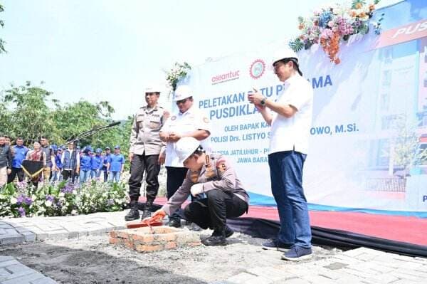 Peletakan Batu Pertama Gedung Pusdiklat SPSI, Kapolri : Semoga Menjadi Tempat Memperjuangkan Hak Buruh