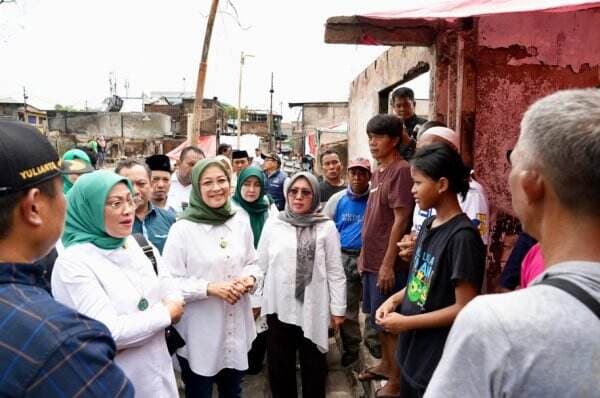 Sambangi Korban Kebakaran Kemayoran, Istri Cak Imin: Kami Hadir Beri Dukungan