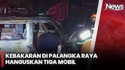 Kebakaran Bengkel di Palangka Raya, 3 Mobil Hangus Terbakar