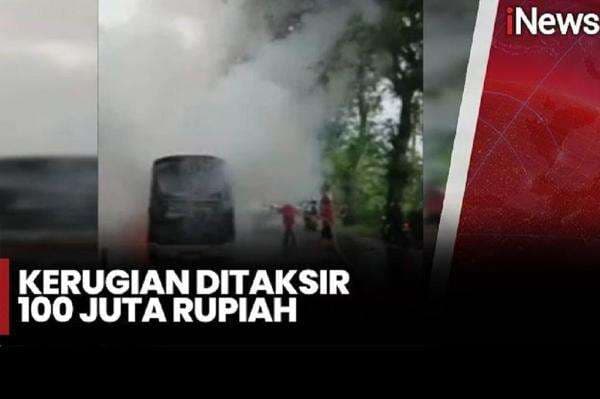 Kebakaran Mikrobus di Banyumas, Kerugian Capai Rp100 Juta Kebakaran Mikrobus di Banyumas, Kerugian Capai Rp100 Juta