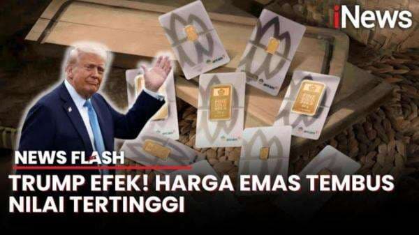 Harga Emas di RI Melambung Tinggi usai Donald Trump Umumkan Tarif Baru | News Flash Harga Emas di RI Melambung Tinggi usai Donald Trump Umumkan Tarif Baru | News Flash