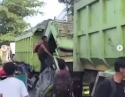 Selain Dirusak, Truk Tanah Dijarah Warga Usai Lindas Kaki Bocah di Tangerang