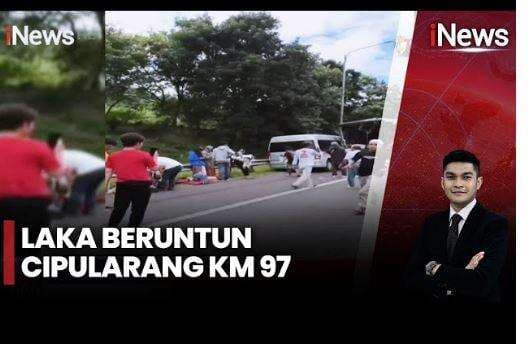 Kecelakaan Beruntun Truk Batu Bara Tabrak 4 Kendaraan di Tol Cipularang, 2 Luka