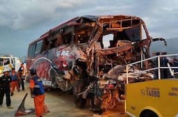 Identitas 4 Korban Tewas Kecelakaan Bus Rombongan SMP asal Bogor di Tol Pandaan Malang