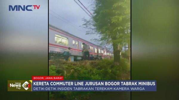 Commuter Line Anjlok di Tanah Sereal, Tabrak Minibus Mogok Commuter Line Anjlok di Tanah Sereal, Tabrak Minibus Mogok