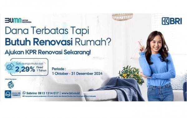 Rencana Renovasi Lebih Efisien, Manfaatkan KPR BRI untuk Rumah Idaman!