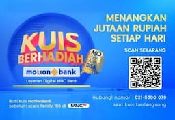 Yuk Menangkan Jutaan Rupiah Setiap Hari dengan Ikut Kuis Berhadiah MotionBank sebelum Family 100 di MNCTV