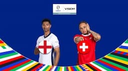Link Nonton Streaming Inggris vs Swiss Malam Ini di Vision+