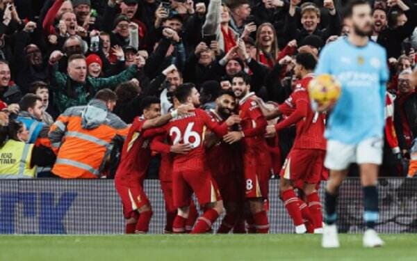 Hasil Liverpool Vs Man City: The Reds Menang, Makin Nyaman di Puncak Klasemen