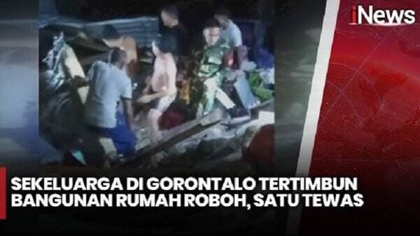 Sekeluarga di Gorontalo Tertimbun Longsor dalam Rumah, 1 Orang Tewas