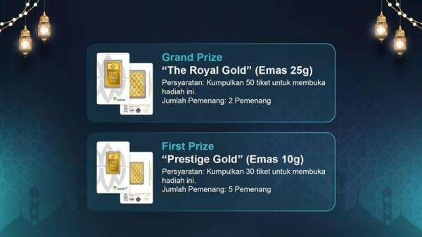 THR Cair: Trading Dapat Emas dari Lucky Draw Dupoin THR Cair: Trading Dapat Emas dari Lucky Draw Dupoin